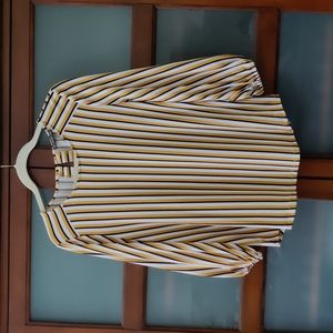 💖 Striped Blouse by Adrianna Papell